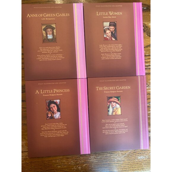 Set Of 4 Fully Illustrated Adapted Classics Dalmatian Press: Anne Of Green Gable - Picture 2 of 8